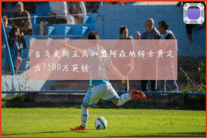 吉马良斯正式加盟阿森纳转会费定为7500万英镑